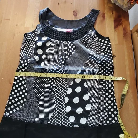 She's Cool - Vibe Slip Dress - Black/White - Picture 5 of 11